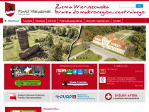 Zrzut ekranu strony powiat-wieruszowski.pl