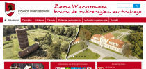 Screenshot of website powiat-wieruszowski.pl